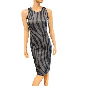 NWT ANATOMIE Dress Size Small Stretchy Fabric Zipped Back closure Sleeveless